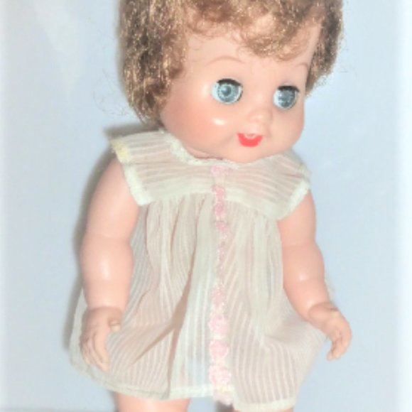 3x ANTIQUE DOLLS #RD Walking Doll Vintage Doll Dress Movable Doll - Picture 2 of 9